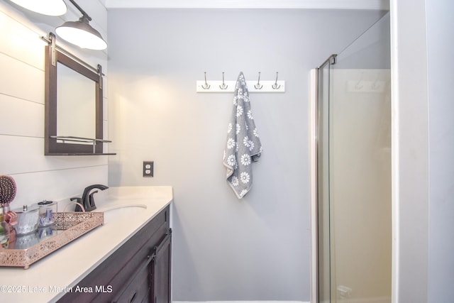 128 River Ridge Rd Unit B3, Alexander City, AL 35010 - full bathroom featuring a stall shower and vanity