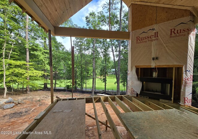 154 Hickory Way, Dadeville, AL 36853 - unfurnished sunroom featuring lofted ceiling