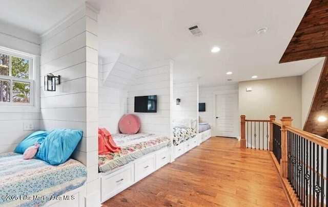 interior space featuring light hardwood / wood-style flooring