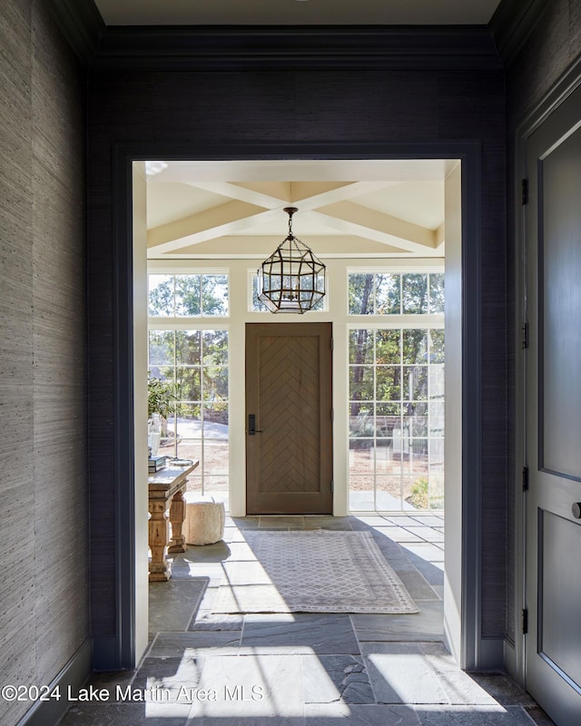 view of foyer entrance