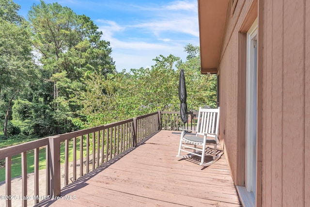 207 Mcdonald St, Dadeville, AL 36853 - view of wooden deck