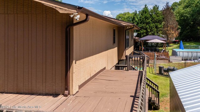 207 Mcdonald St, Dadeville, AL 36853 - view of wooden deck