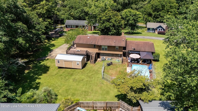 207 Mcdonald St, Dadeville, AL 36853 - view from above of property