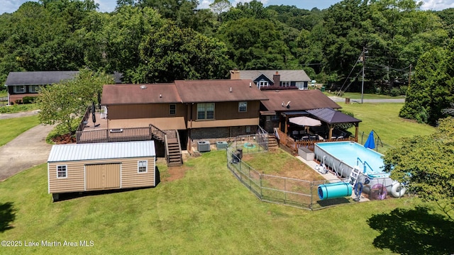 207 Mcdonald St, Dadeville, AL 36853 - aerial view of property and surrounding area