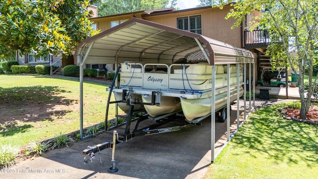 207 Mcdonald St, Dadeville, AL 36853 - view of car parking with a detached carport