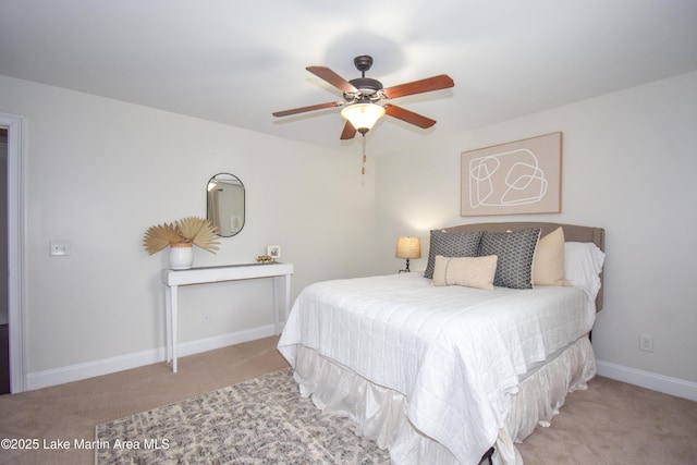 1520 Club Creek Dr, Auburn, AL 36830 - carpeted bedroom featuring baseboards and ceiling fan