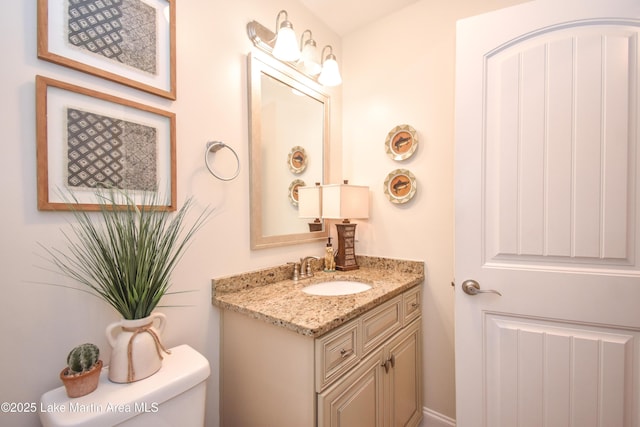1520 Club Creek Dr, Auburn, AL 36830 - half bathroom featuring toilet and vanity