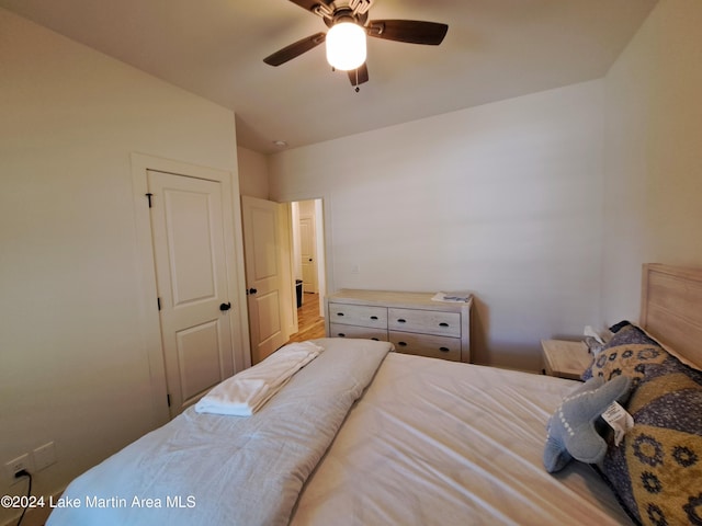108 Williamson Trce, Tallassee, AL 36078 - bedroom featuring ceiling fan and wood-type flooring