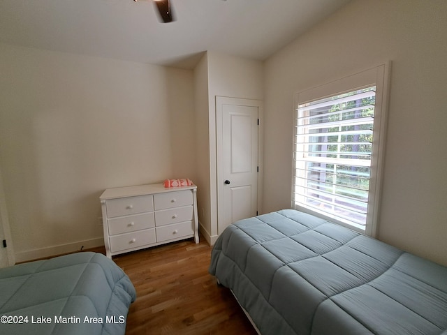 108 Williamson Trce, Tallassee, AL 36078 - bedroom featuring hardwood / wood-style flooring and ceiling fan