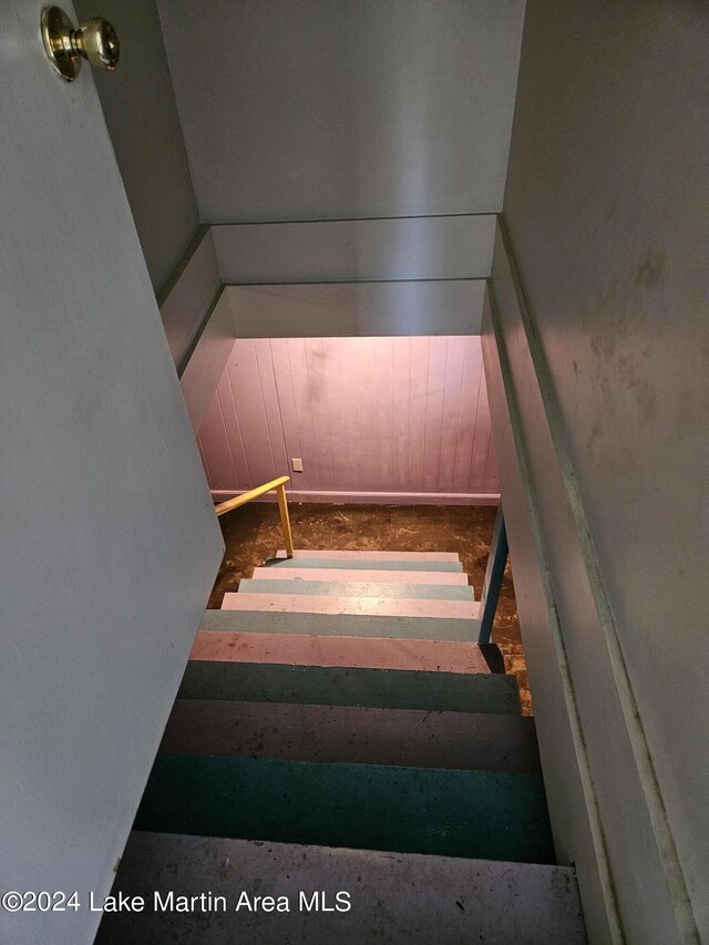 view of stairs