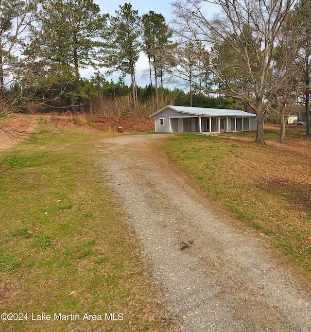 view of front of property