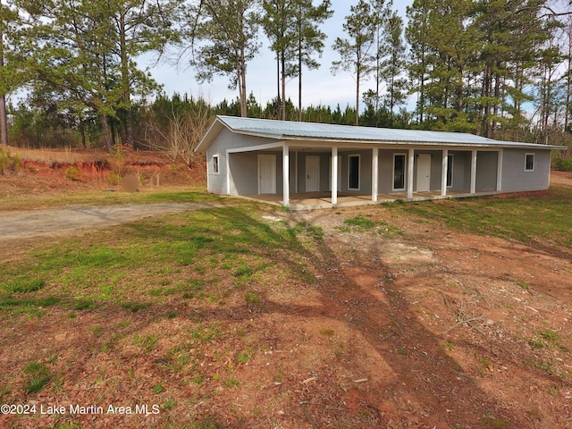 view of front of home