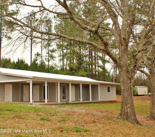 view of rear view of house