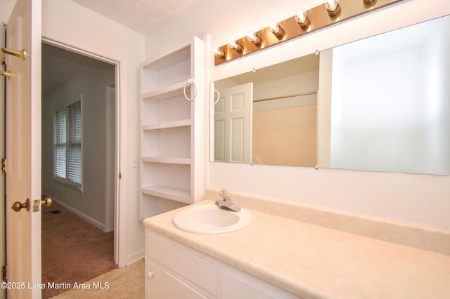 485 Ridgeview Dr, Alexander City, AL 35010 - bathroom with vanity and tile patterned floors