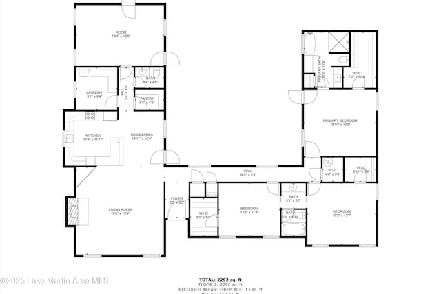 970 Raintree Dr, Alexander City, AL 35010 - view of property floor plan