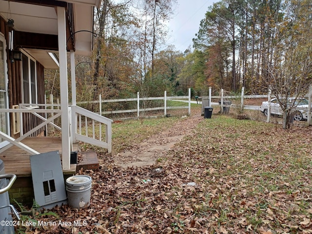 view of yard