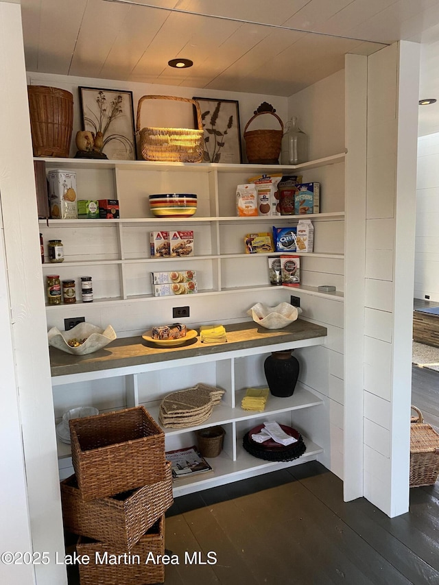 view of pantry