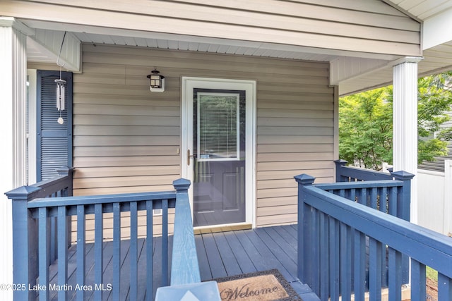 72 Christopher Cir, Alexander City, AL 35010 - view of deck