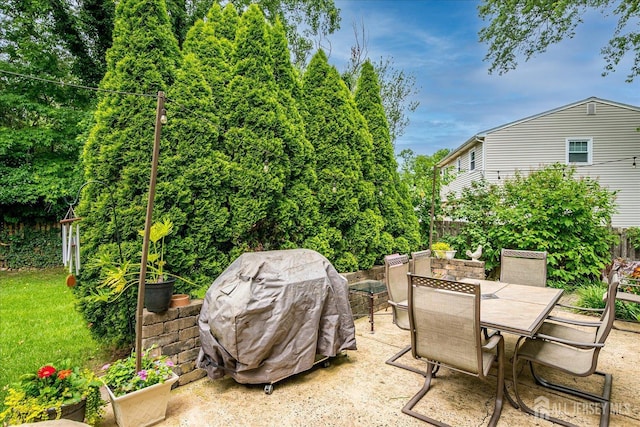 6 Zaydee Dr, Edison, NJ 08837 - view of patio with area for grilling and outdoor dining area