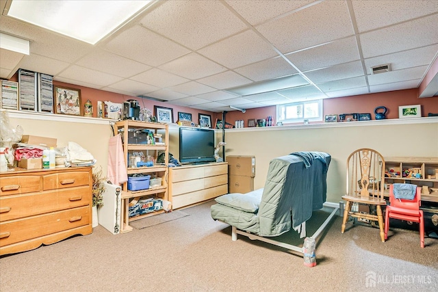 6 Zaydee Dr, Edison, NJ 08837 - carpeted bedroom featuring a paneled ceiling