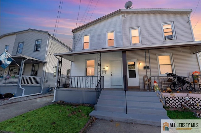 view of front of home featuring a porch