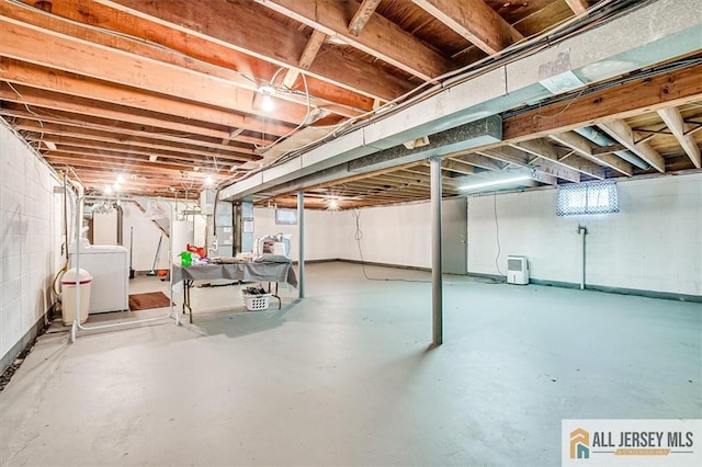 20 Melville Rd, Edison, NJ 08817 - basement featuring washer / dryer