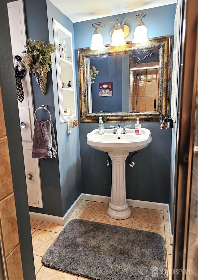 402 Raritan Ave, Middlesex, NJ 08846 - bathroom with tile patterned flooring and baseboards