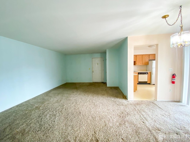 33 Foxhall St Unit B, Middlesex, NJ 08846 - unfurnished living room with light colored carpet