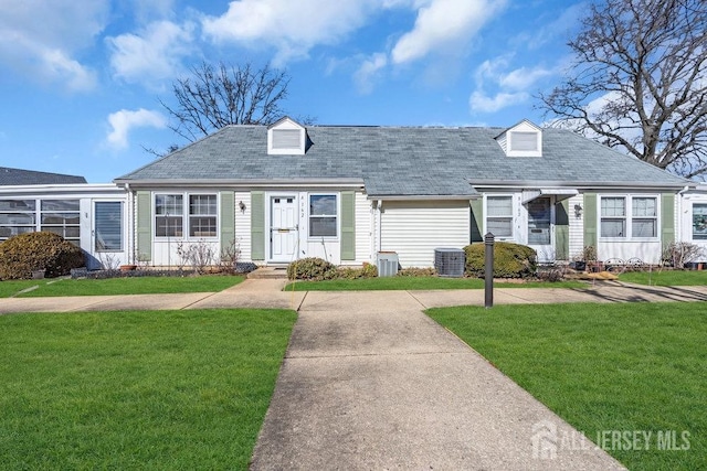 162 Providence Way, Monroe, NJ 08831 - cape cod house with a front lawn and central air condition unit