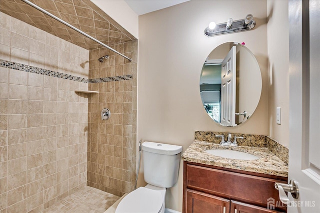 1142 Warren St, Roselle, NJ 07203 - bathroom featuring vanity and tiled shower