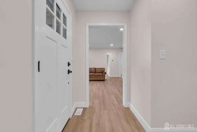 3 Malibu Ct, Jackson, NJ 08527 - corridor with light wood-style flooring and recessed lighting
