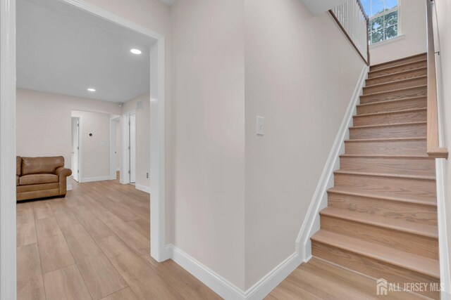 3 Malibu Ct, Jackson, NJ 08527 - stairs featuring wood finished floors and recessed lighting