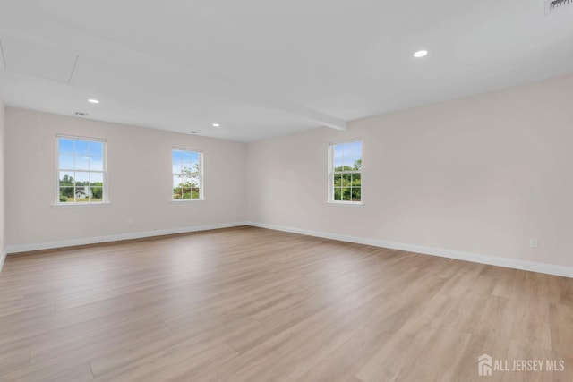 3 Malibu Ct, Jackson, NJ 08527 - empty room with attic access, light wood-style floors, and recessed lighting