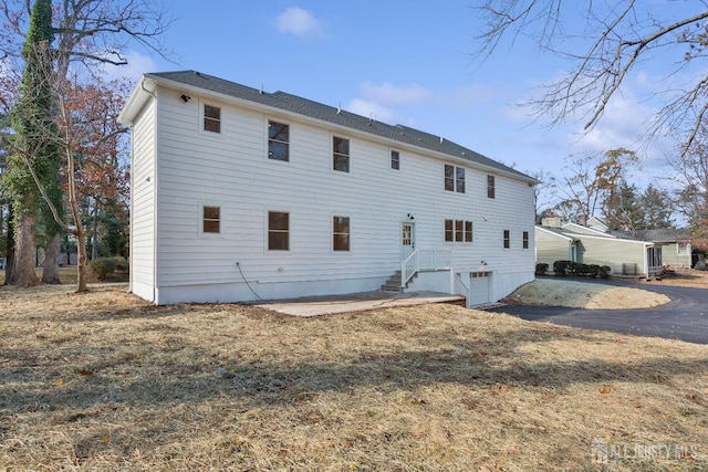 view of back of property