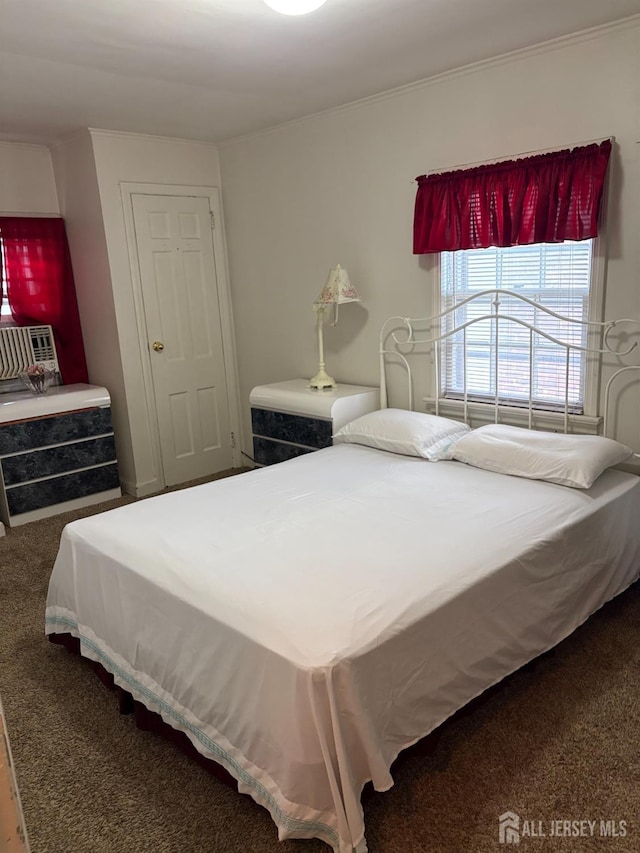 1472 Stanley Ter, Hillside, NJ 07205 - bedroom with carpet flooring and cooling unit