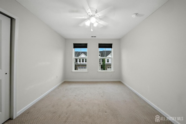 30 Clover Ln, Monroe, NJ 08831 - carpeted empty room featuring ceiling fan and a smoke detector