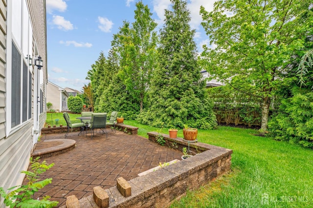 72 Wintergreen Dr, Manalapan, NJ 07726 - view of patio / terrace featuring outdoor dining area