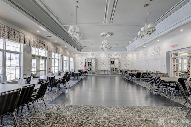 4215 Falston Cir Unit 15, Old Bridge, NJ 08857 - common area with crown molding and a towering ceiling