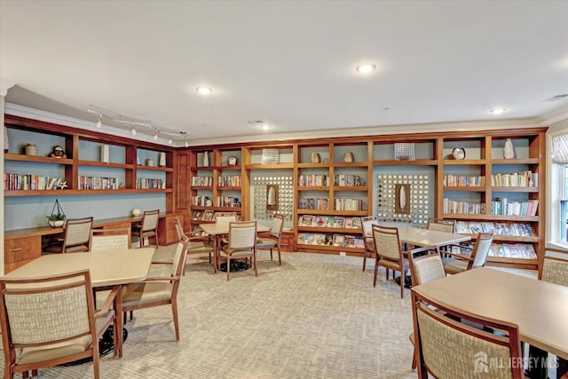 4215 Falston Cir Unit 15, Old Bridge, NJ 08857 - carpeted office featuring ornamental molding