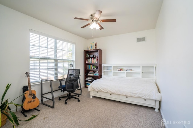 460 Morning Glory Dr, Monroe, NJ 08831 - bedroom featuring carpet, baseboards, and a ceiling fan