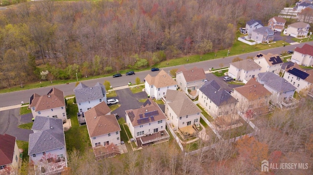 460 Morning Glory Dr, Monroe, NJ 08831 - aerial view of property and surrounding area featuring nearby suburban area and a heavily wooded area
