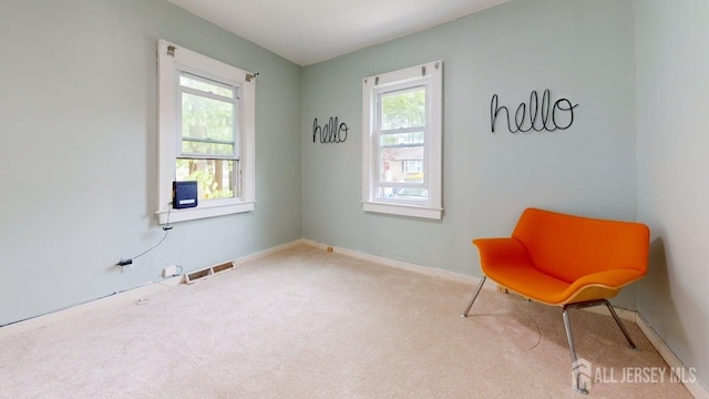 496 Calvert Rd, North Brunswick, NJ 08902 - sitting room with carpet flooring and baseboards