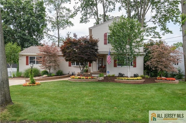 120 Alfred St, Edison, NJ 08820 - view of property hidden behind natural elements featuring a front yard