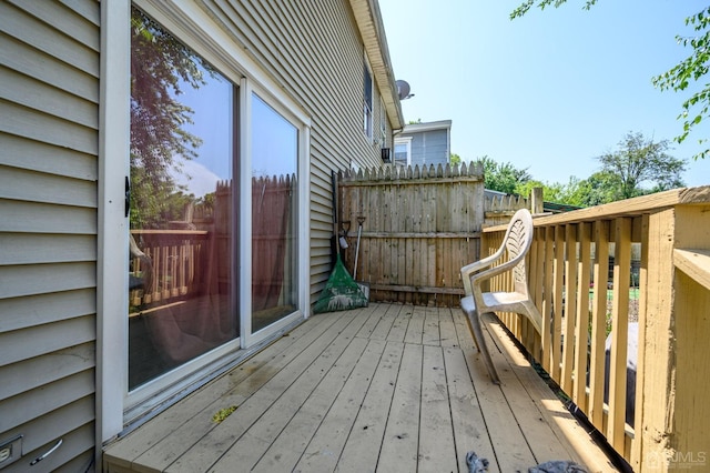 view of deck