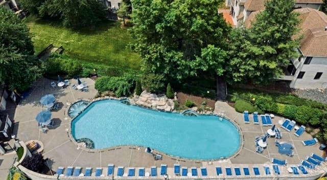 view of community pool