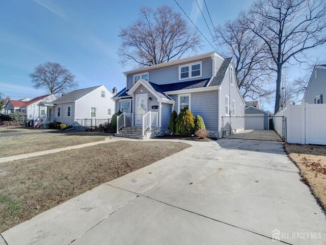 bungalow with a front yard