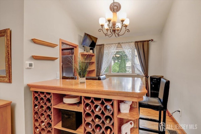 12 Euclid Rd, South Amboy, NJ 08879 - dining area featuring a chandelier