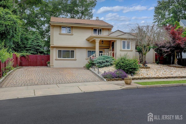 12 Euclid Rd, South Amboy, NJ 08879 - tri-level home with stucco siding and driveway