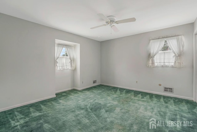 318 Ambrose Ave, Middlesex, NJ 08846 - spare room featuring ceiling fan and carpet floors