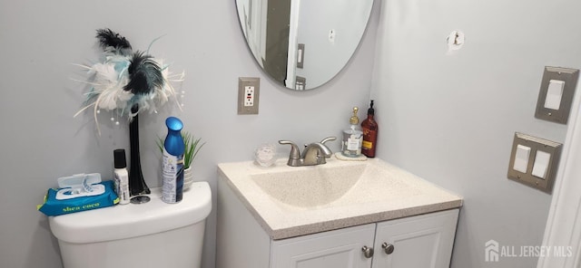 95 Gravel Hill-Spotswood Rd, Monroe, NJ 08831 - half bath featuring vanity and toilet
